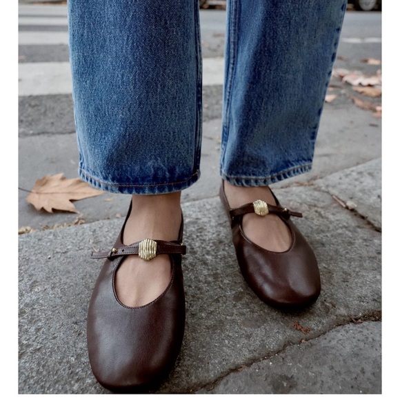 Zara Shoes - Soft leather Ballet Flats